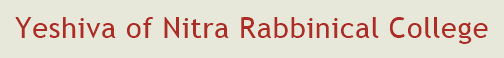Yeshiva of Nitra Rabbinical College